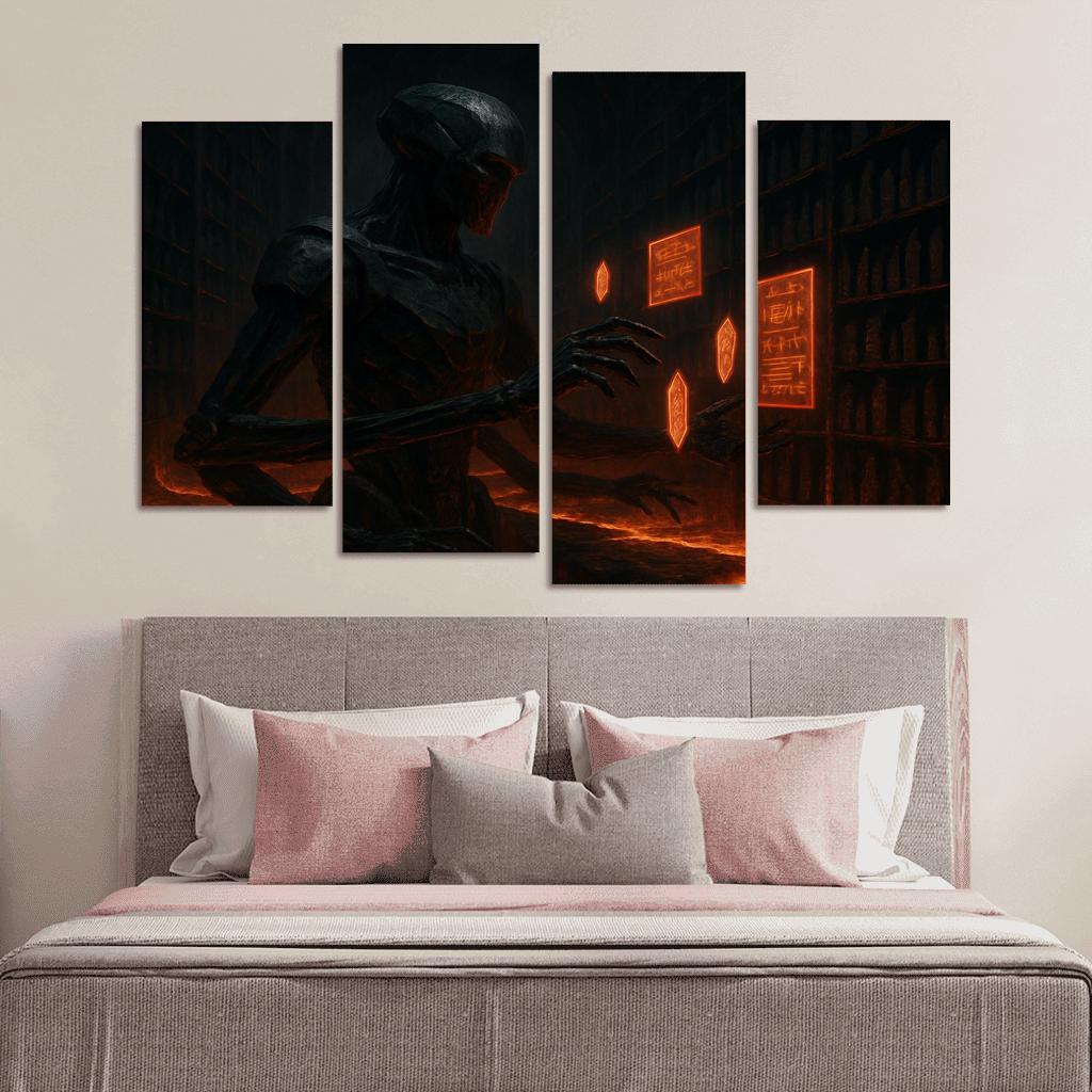 The Obsidian Archivist one-piece frames