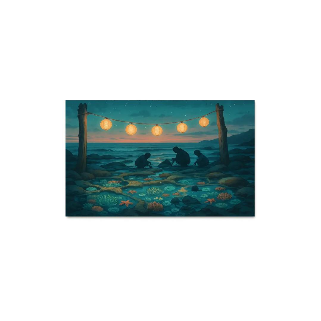 Coral Lantern Tide Pools one-piece frames