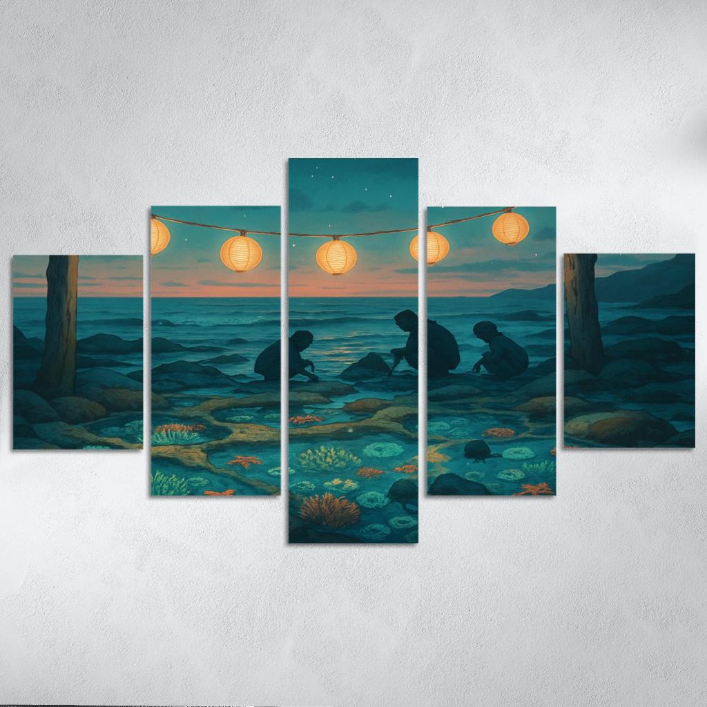 Coral Lantern Tide Pools one-piece frames