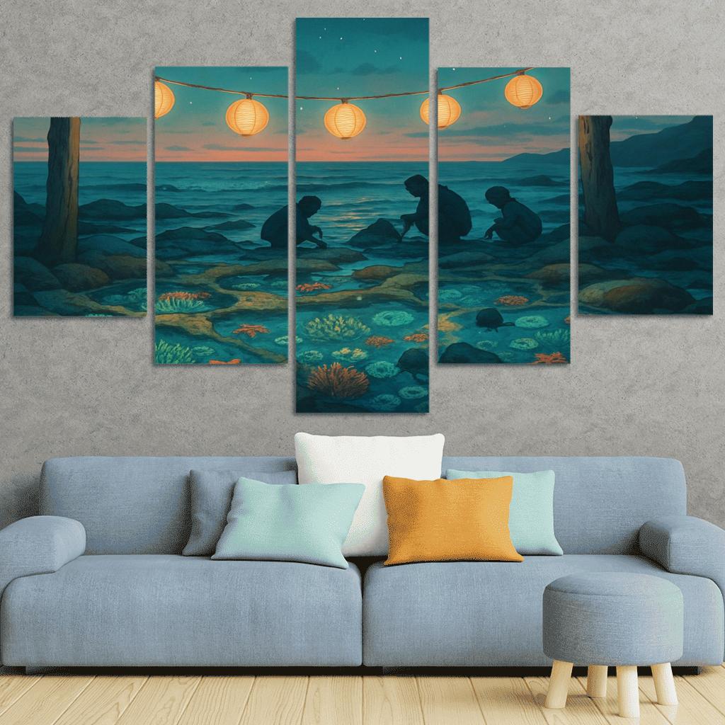 Coral Lantern Tide Pools one-piece frames