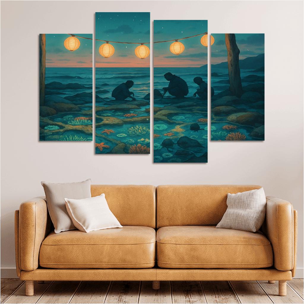 Coral Lantern Tide Pools one-piece frames