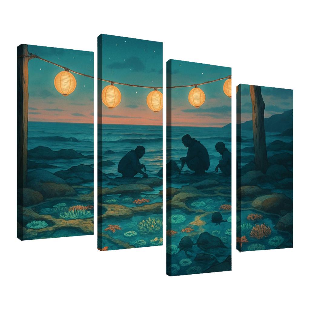 Coral Lantern Tide Pools one-piece frames
