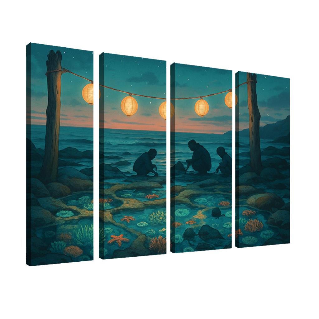 Coral Lantern Tide Pools one-piece frames
