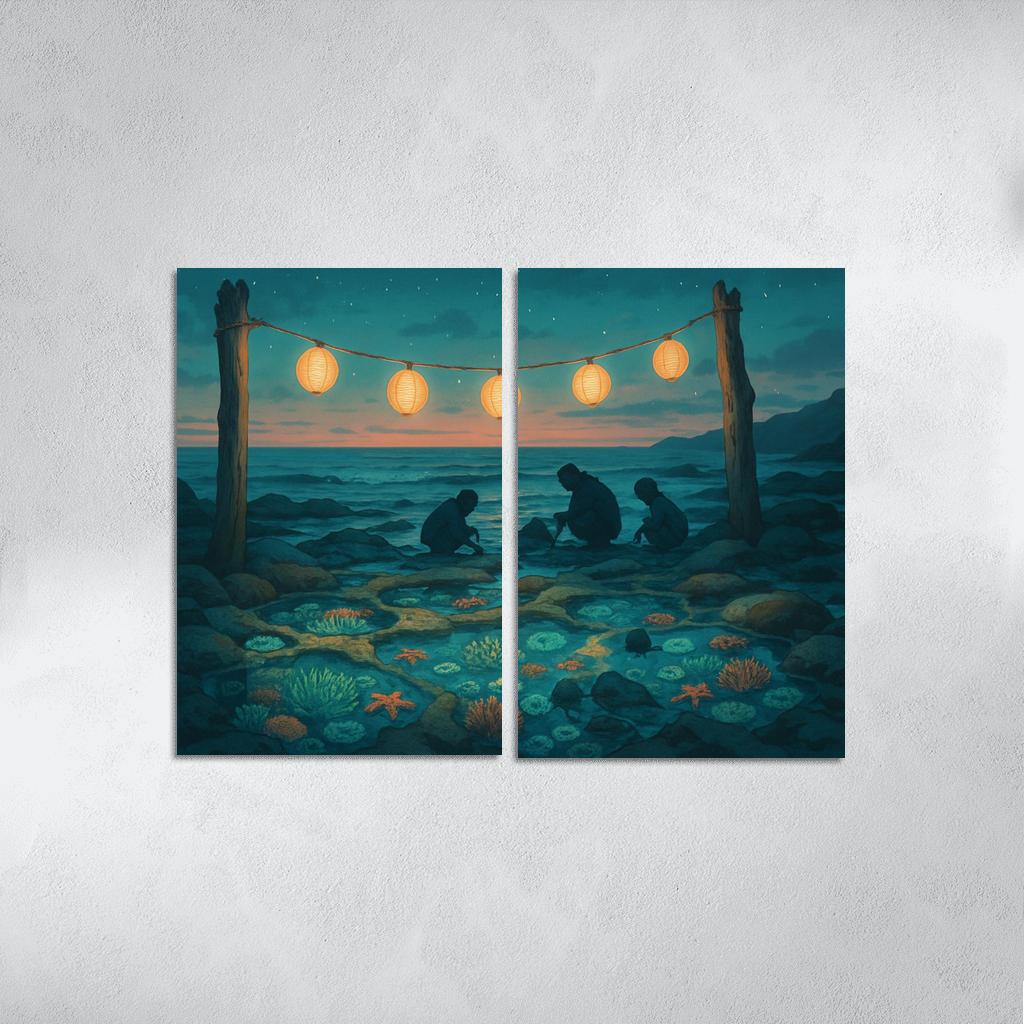 Coral Lantern Tide Pools one-piece frames