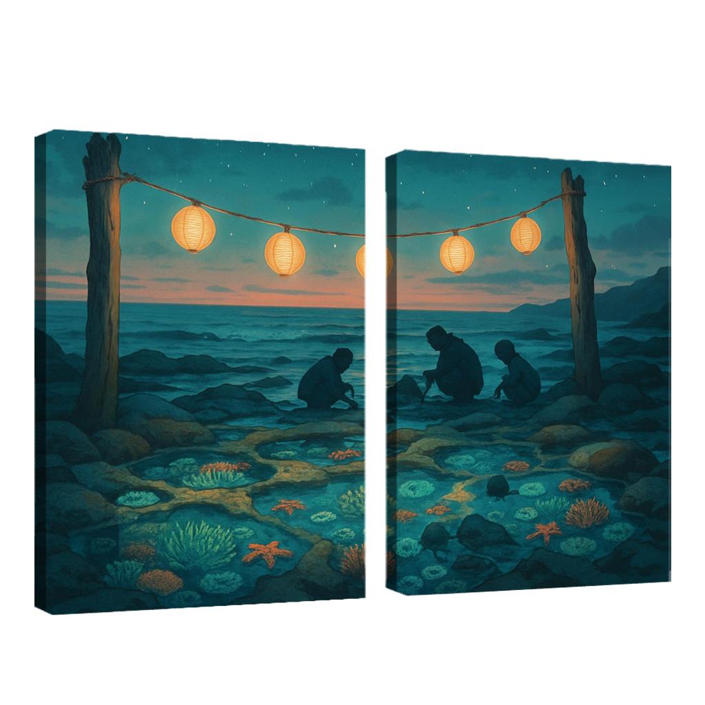 Coral Lantern Tide Pools one-piece frames
