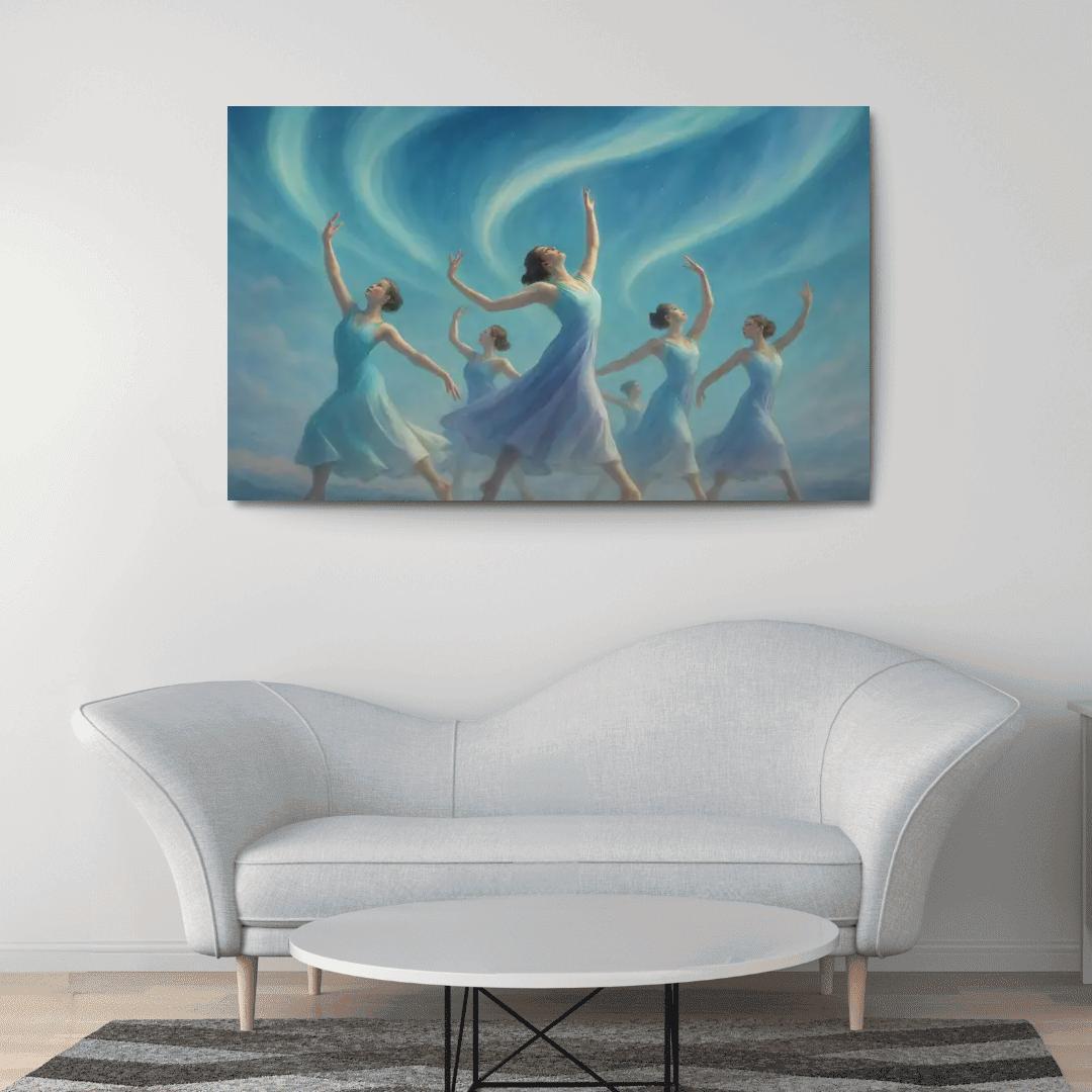 Aurora Sky Flow Dance wall art