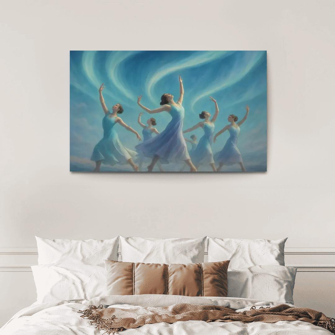 Aurora Sky Flow Dance wall art