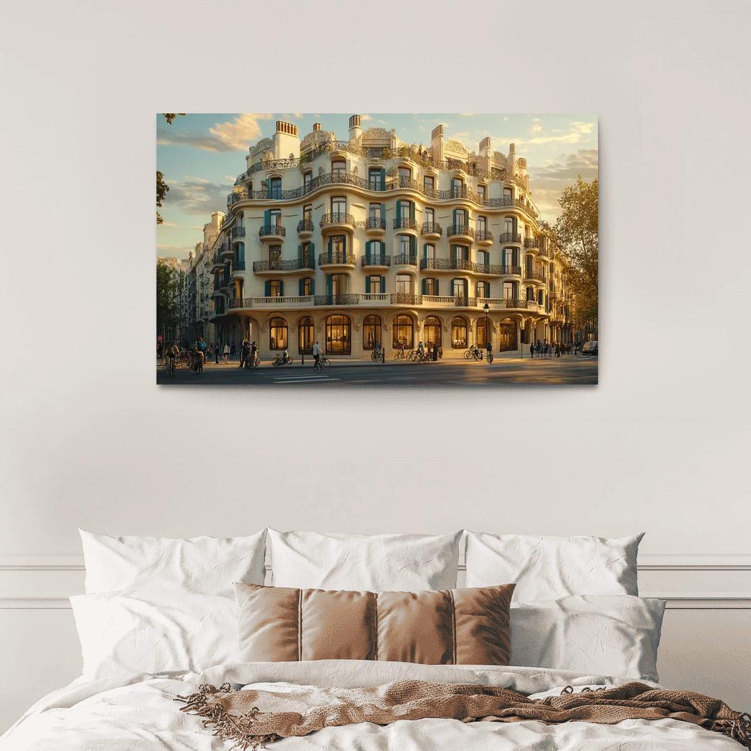 Casa Mila Barcelona wall art