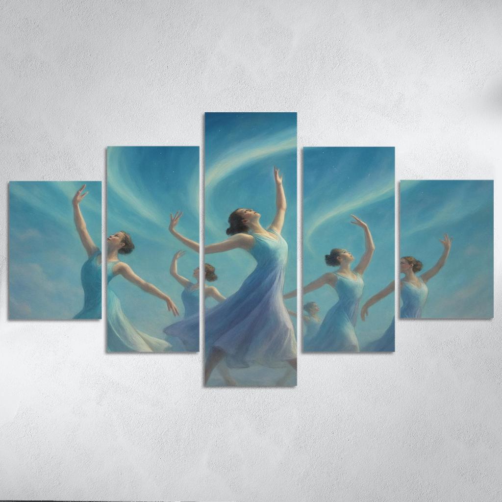 Aurora Sky Flow Dance wall art