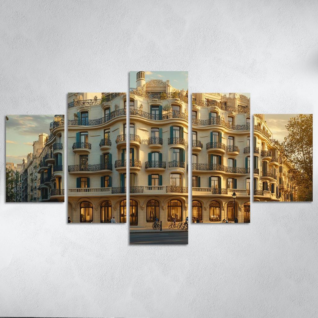 Casa Mila Barcelona wall art