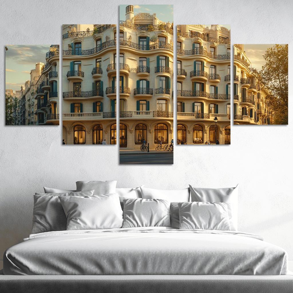 Casa Mila Barcelona wall art