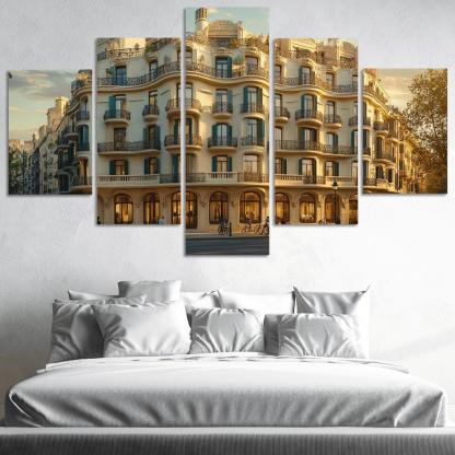 Casa Mila Barcelona wall art