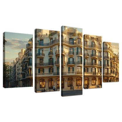 Casa Mila Barcelona wall art