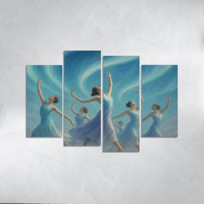 Aurora Sky Flow Dance wall art