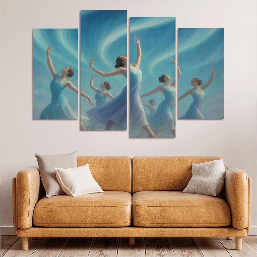 Aurora Sky Flow Dance wall art
