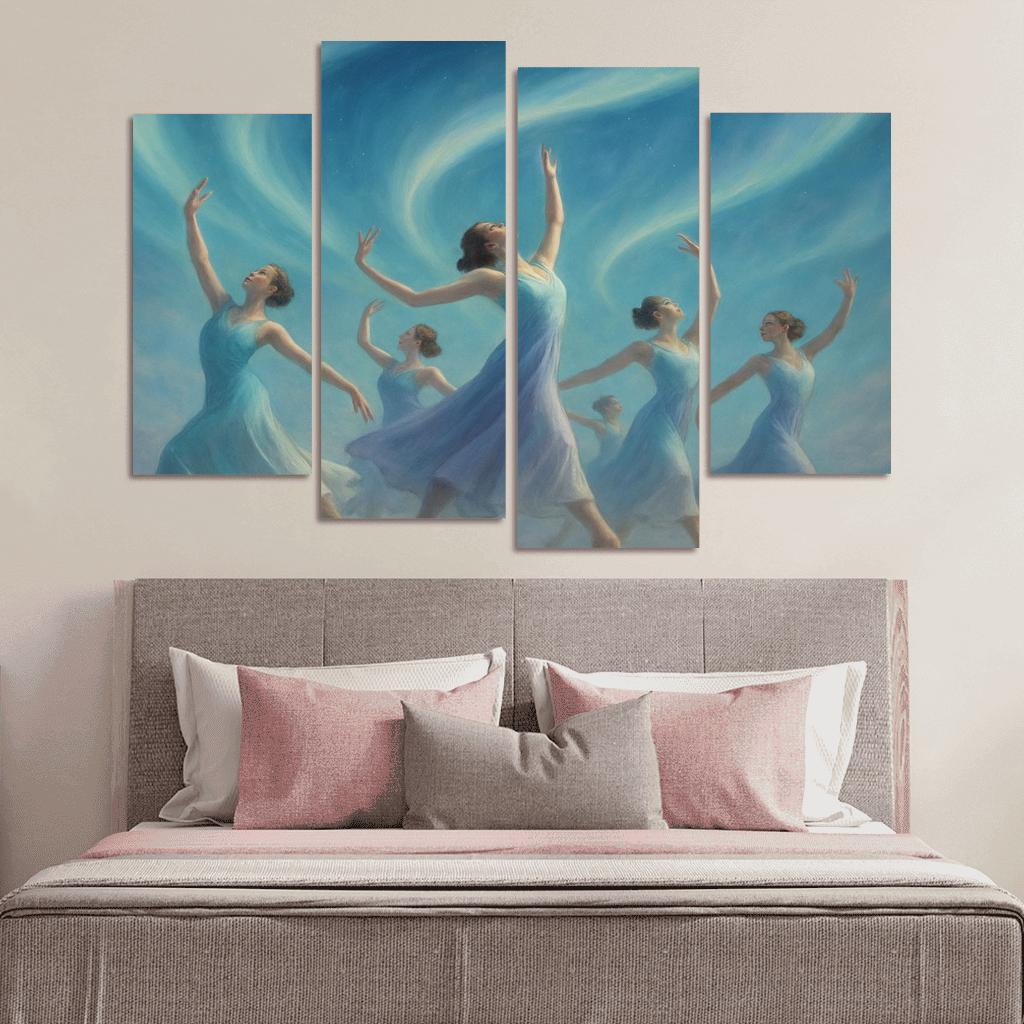 Aurora Sky Flow Dance wall art