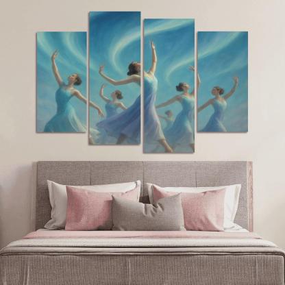 Aurora Sky Flow Dance wall art
