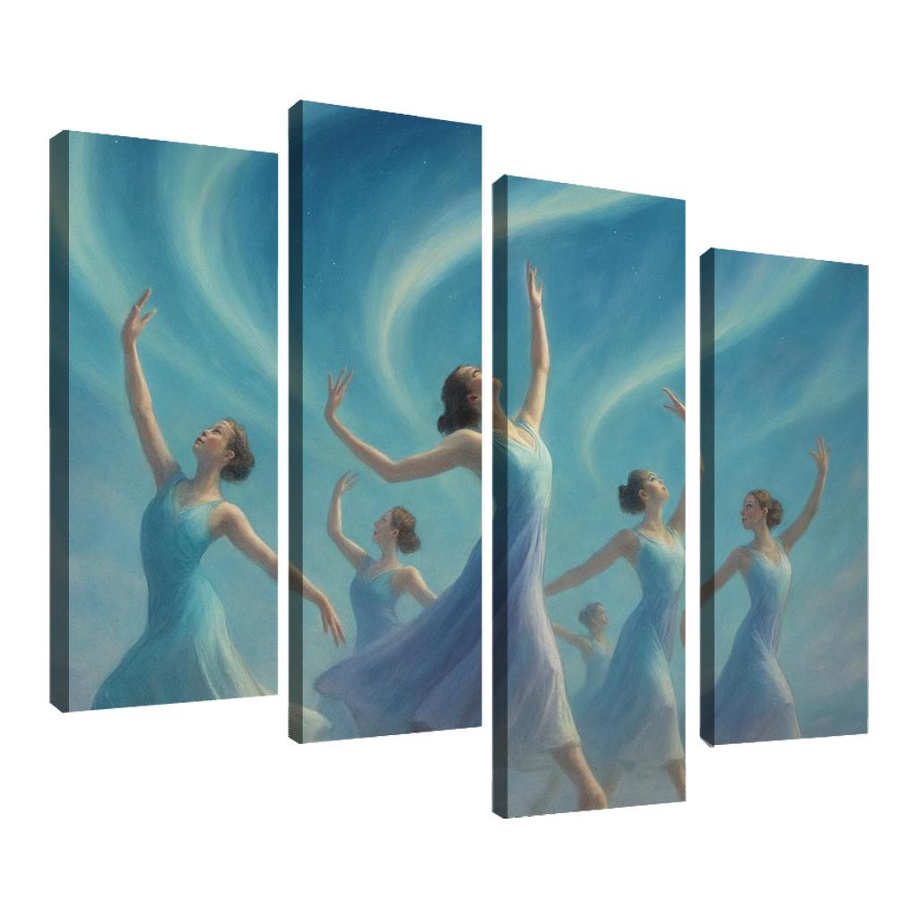 Aurora Sky Flow Dance wall art