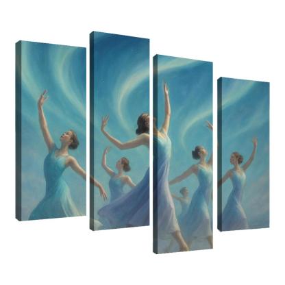 Aurora Sky Flow Dance wall art