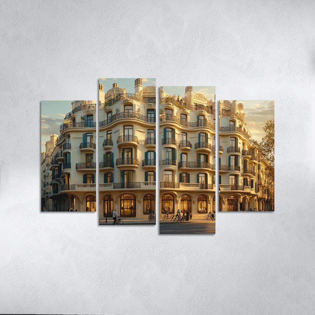 Casa Mila Barcelona wall art