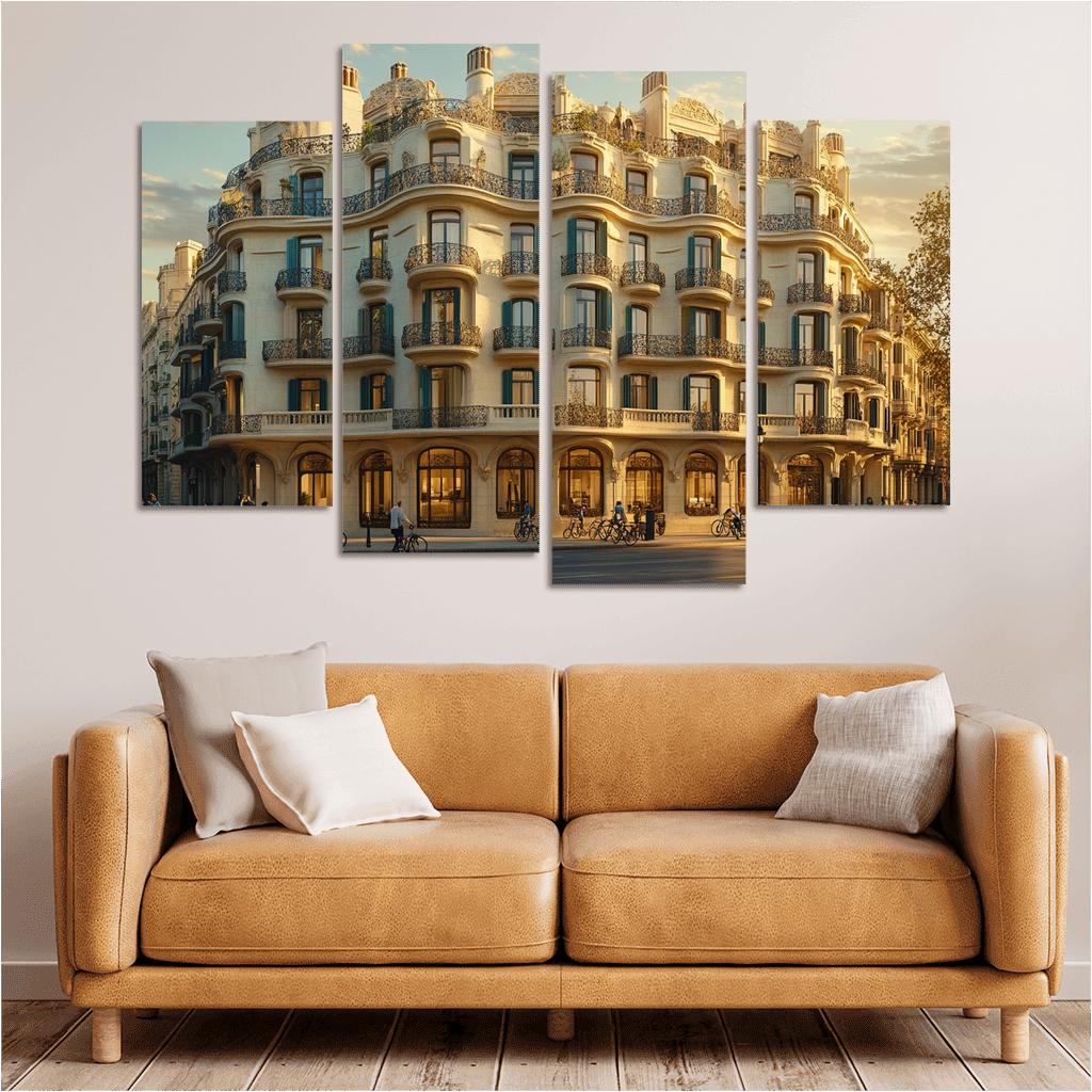 Casa Mila Barcelona wall art