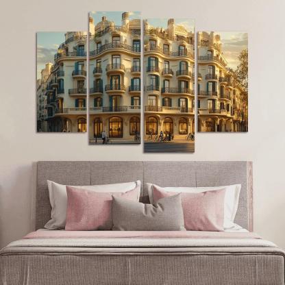 Casa Mila Barcelona wall art