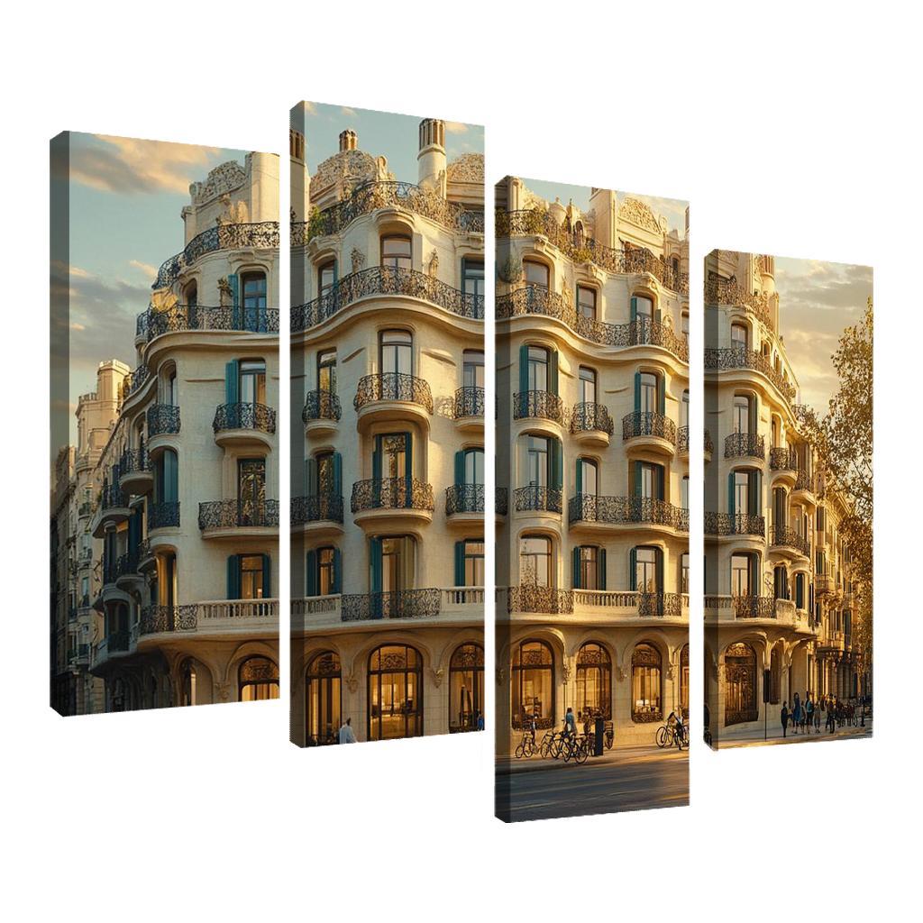 Casa Mila Barcelona wall art