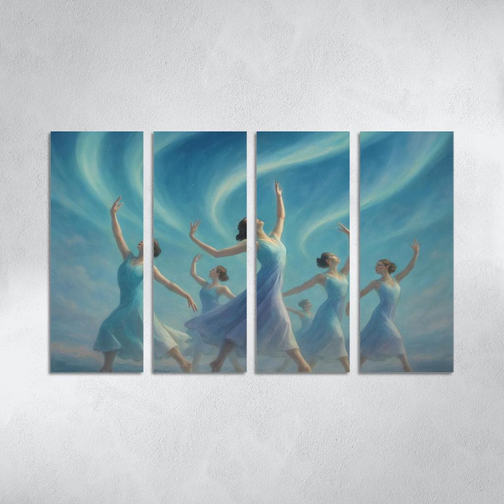 Aurora Sky Flow Dance wall art