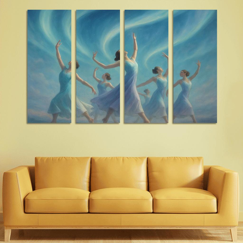 Aurora Sky Flow Dance wall art