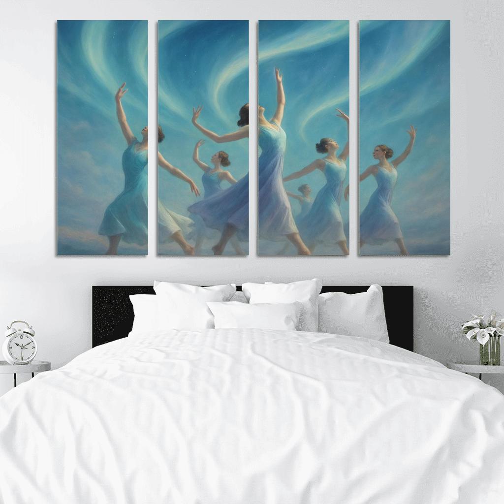 Aurora Sky Flow Dance wall art