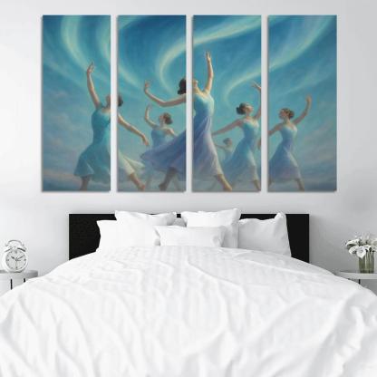 Aurora Sky Flow Dance wall art