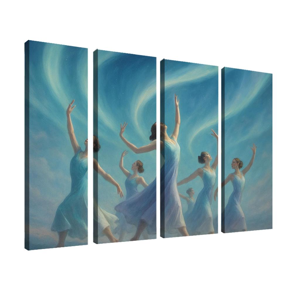Aurora Sky Flow Dance wall art