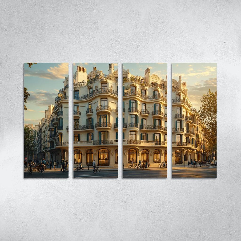 Casa Mila Barcelona wall art