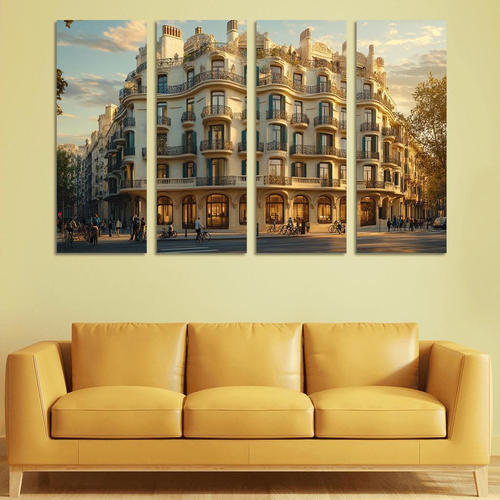 Casa Mila Barcelona wall art