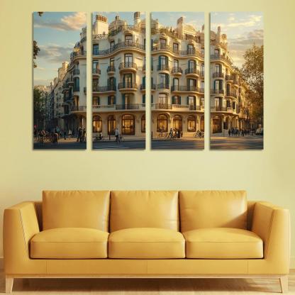 Casa Mila Barcelona wall art