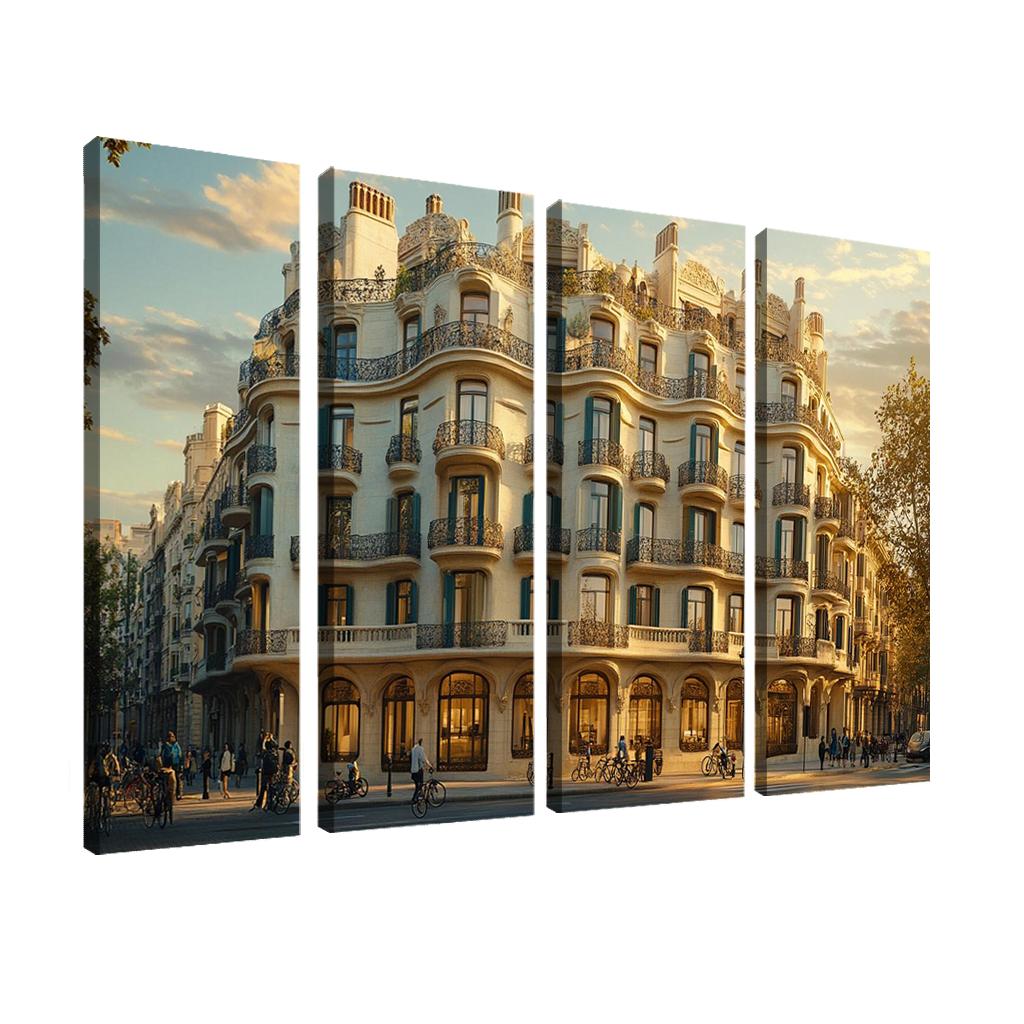 Casa Mila Barcelona wall art