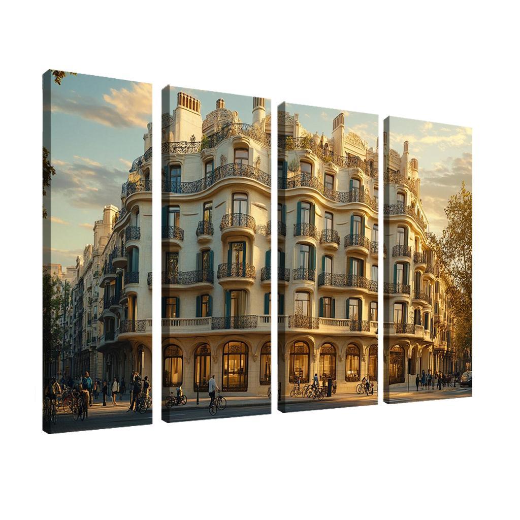 Casa Mila Barcelona wall art