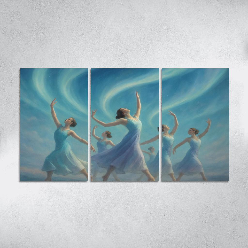 Aurora Sky Flow Dance wall art