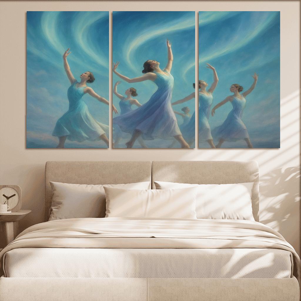 Aurora Sky Flow Dance wall art
