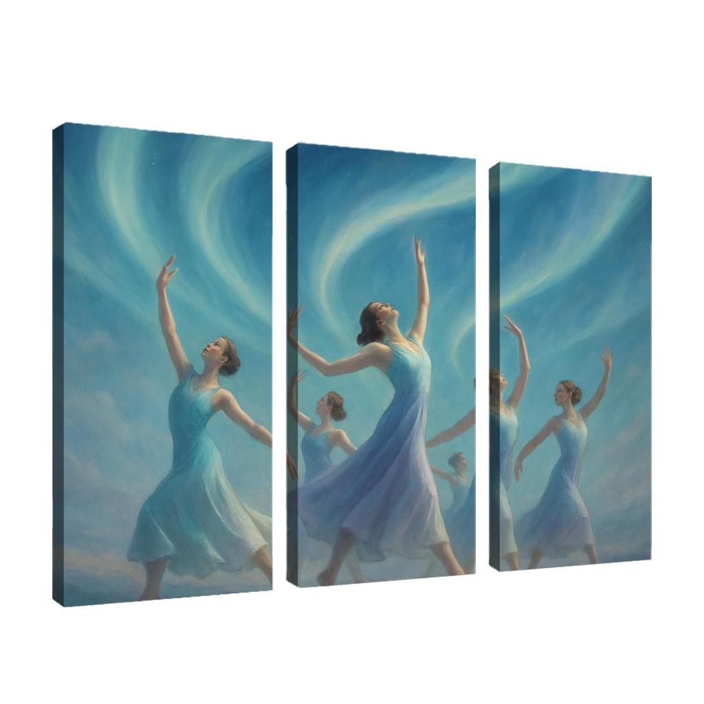 Aurora Sky Flow Dance wall art