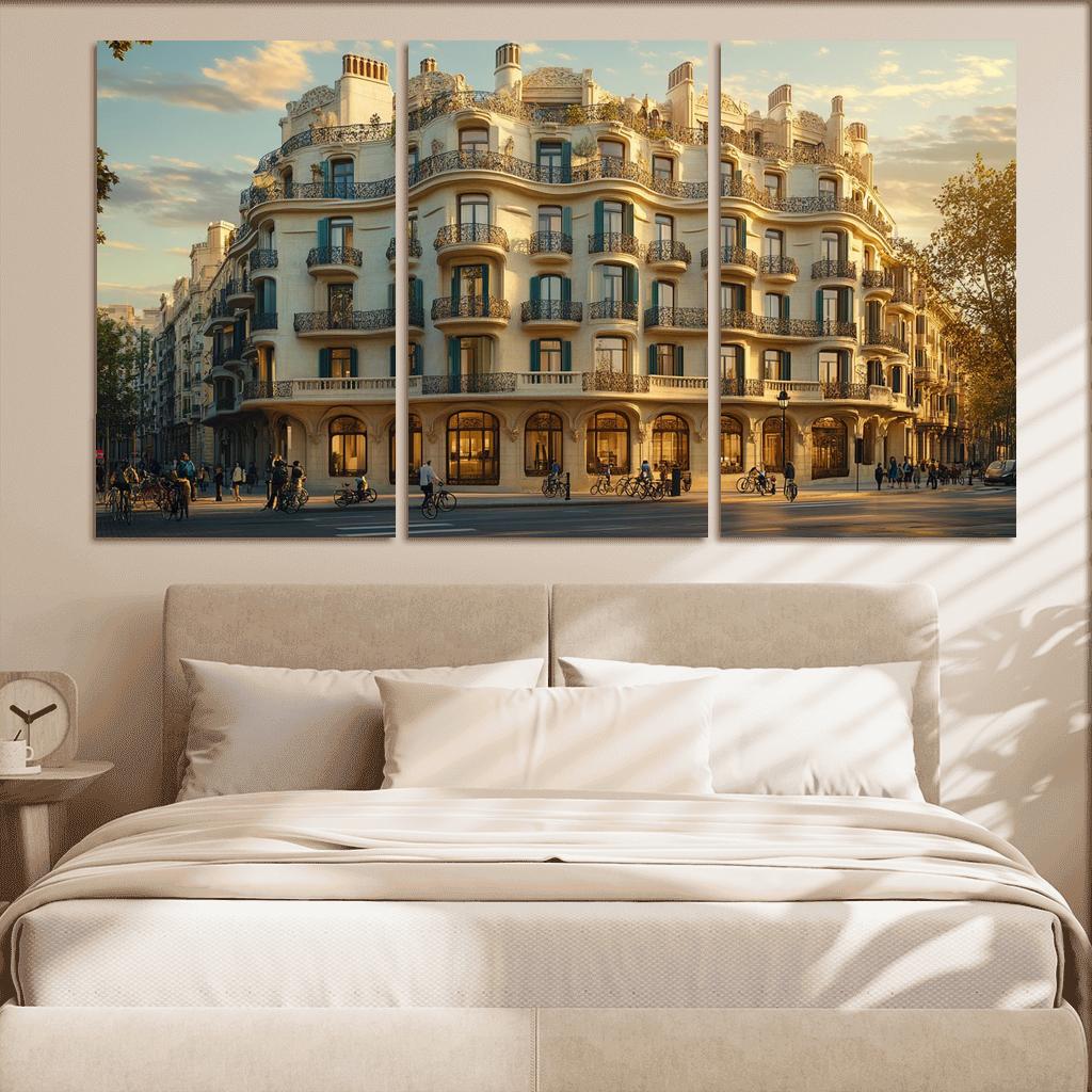 Casa Mila Barcelona wall art