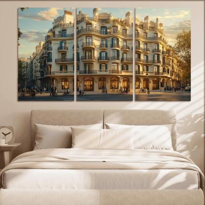 Casa Mila Barcelona wall art