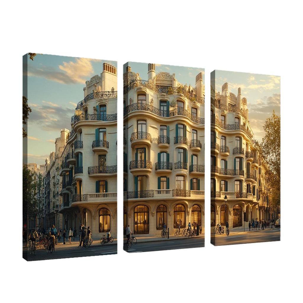 Casa Mila Barcelona wall art