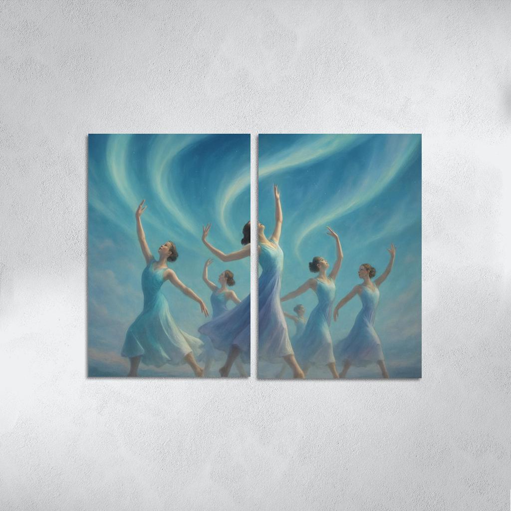 Aurora Sky Flow Dance wall art