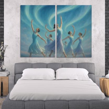 Aurora Sky Flow Dance wall art