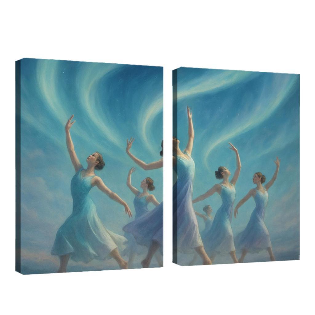 Aurora Sky Flow Dance wall art