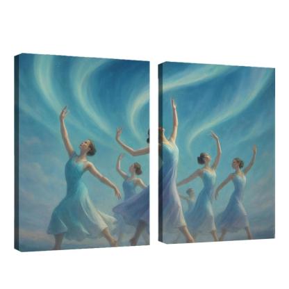 Aurora Sky Flow Dance wall art