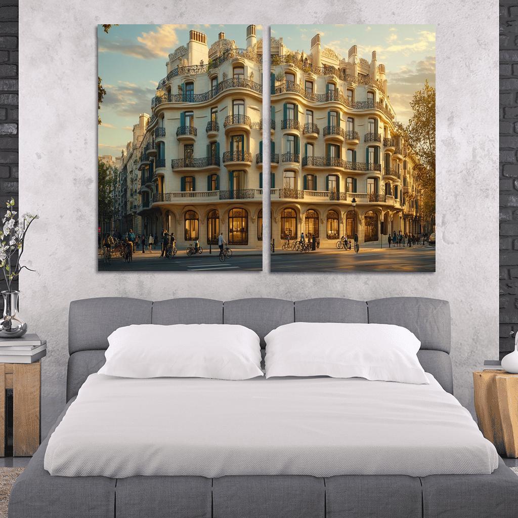 Casa Mila Barcelona wall art