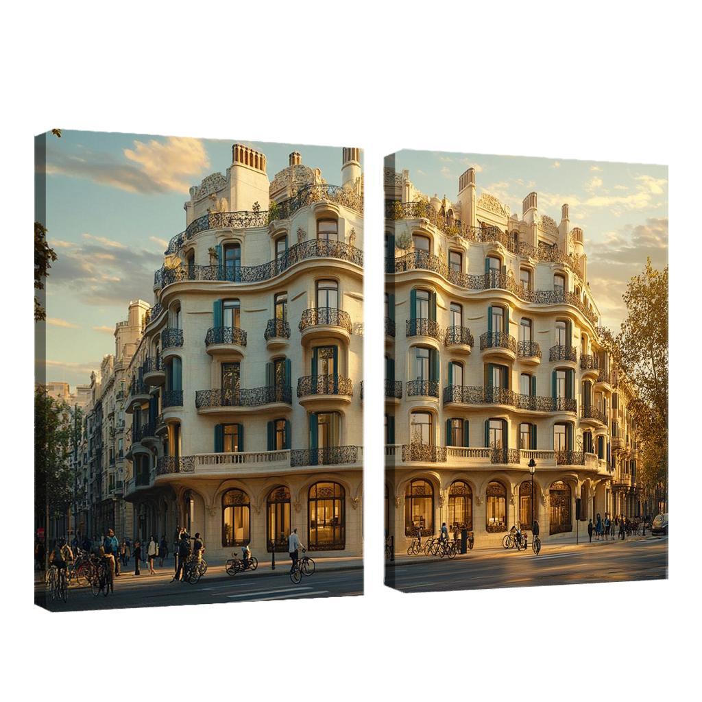 Casa Mila Barcelona wall art