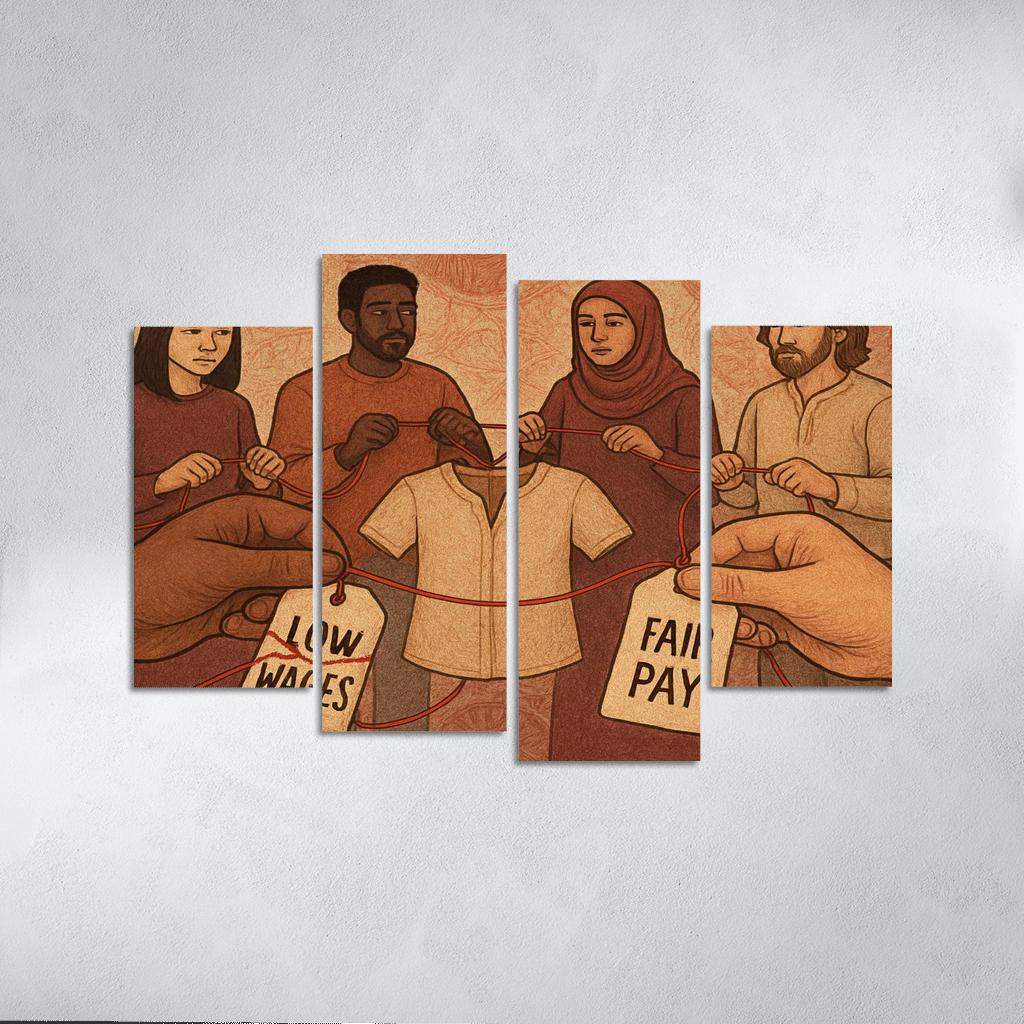 Threads Of Dignity framed paintings